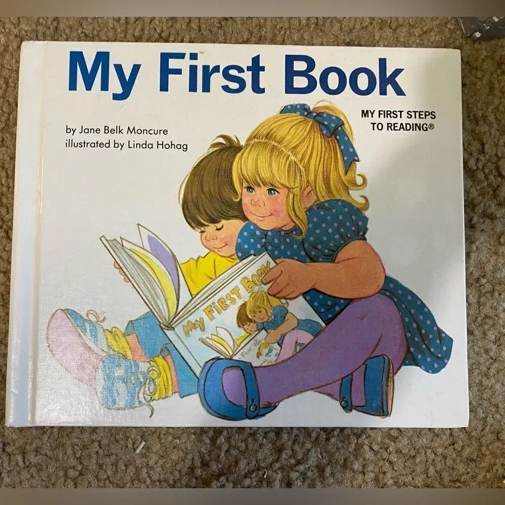 Vintage My First Book First Steps To Reading Kids Book